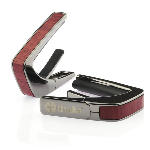 Black Chrome Finish with Purple Heart Inlay