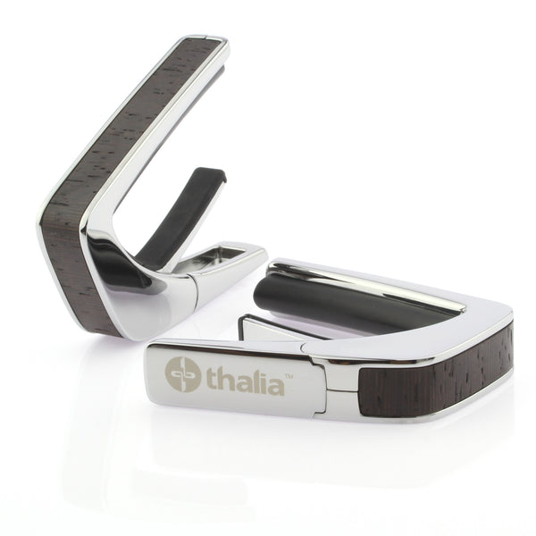 Chrome Finish with African Wenge Inlay