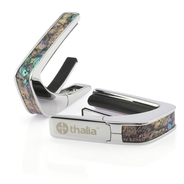 Chrome Finish with Paua Heart Inlay