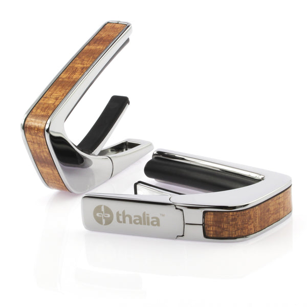 Chrome Finish with Sapele Inlay