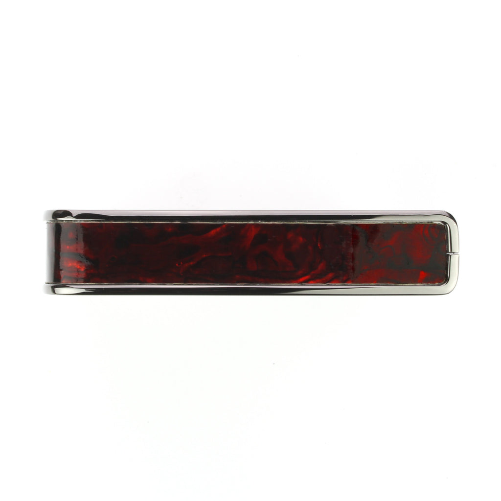 Black Chrome Finish with Crimson Paua Inlay