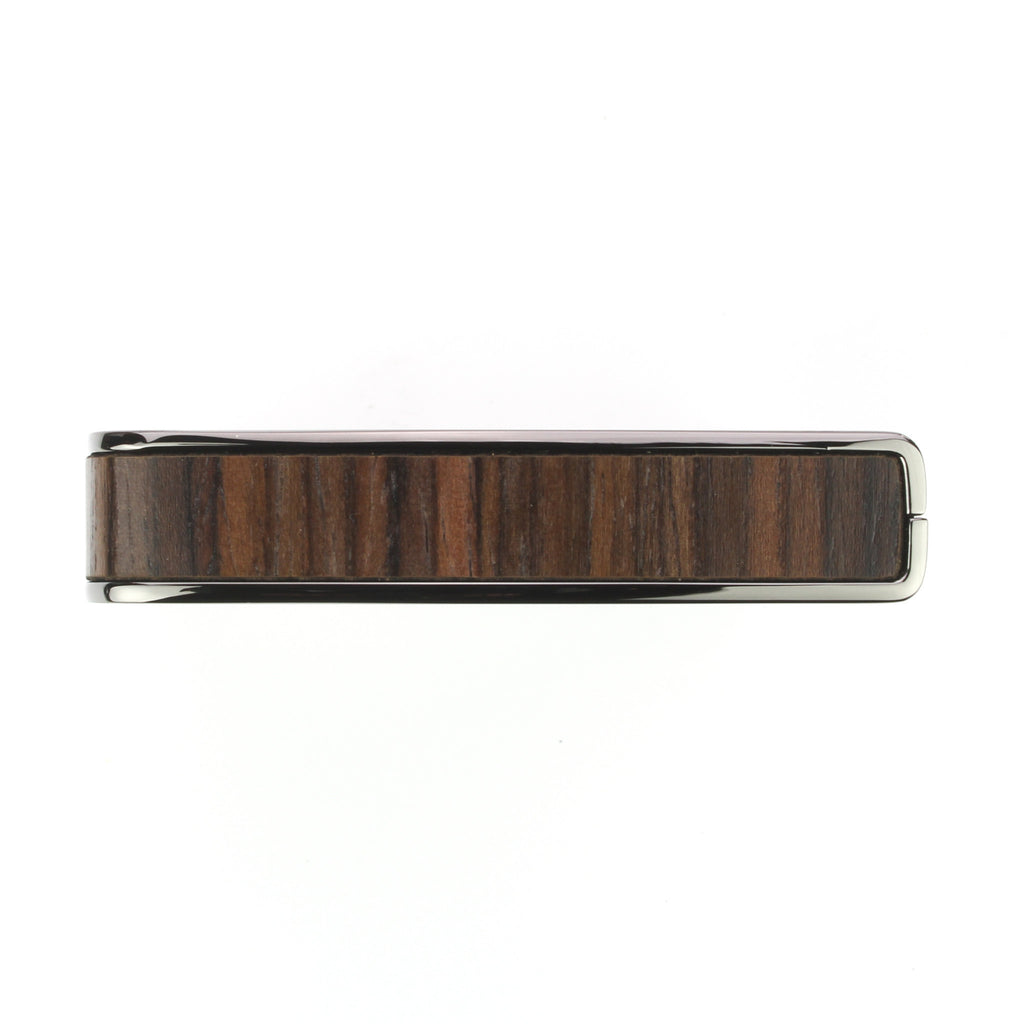 Black Chrome Finish with Indian Rosewood Inlay