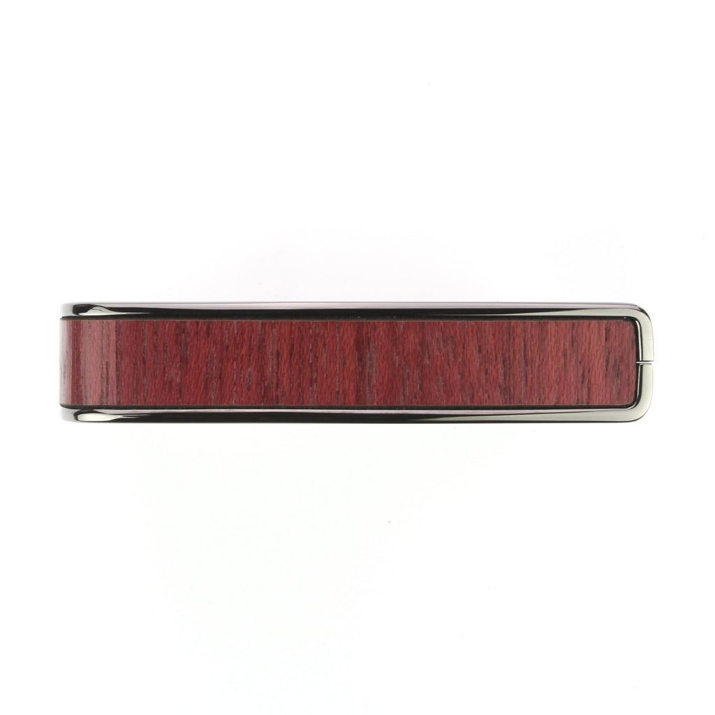 Black Chrome Finish with Purple Heart Inlay