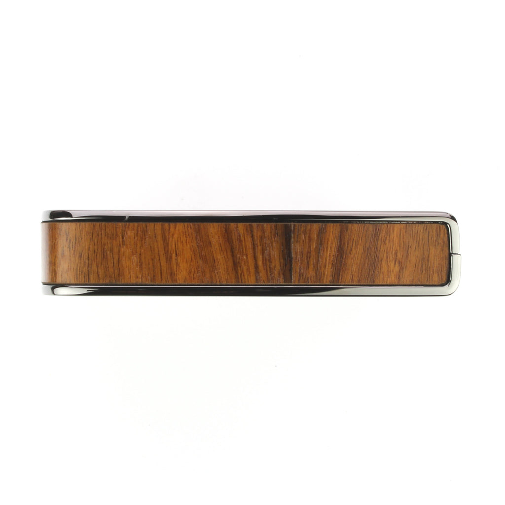 Black Chrome Finish with Santos Rosewood Inlay