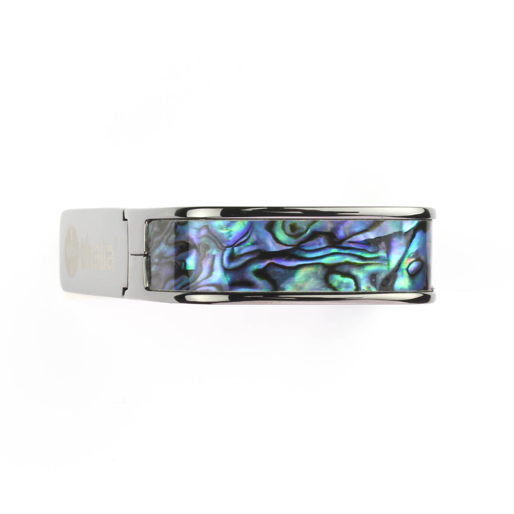Black Chrome Finish with Blue Abalone Inlay