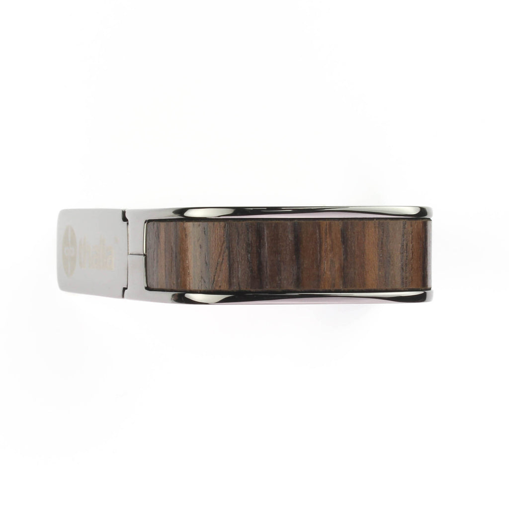 Black Chrome Finish with Indian Rosewood Inlay