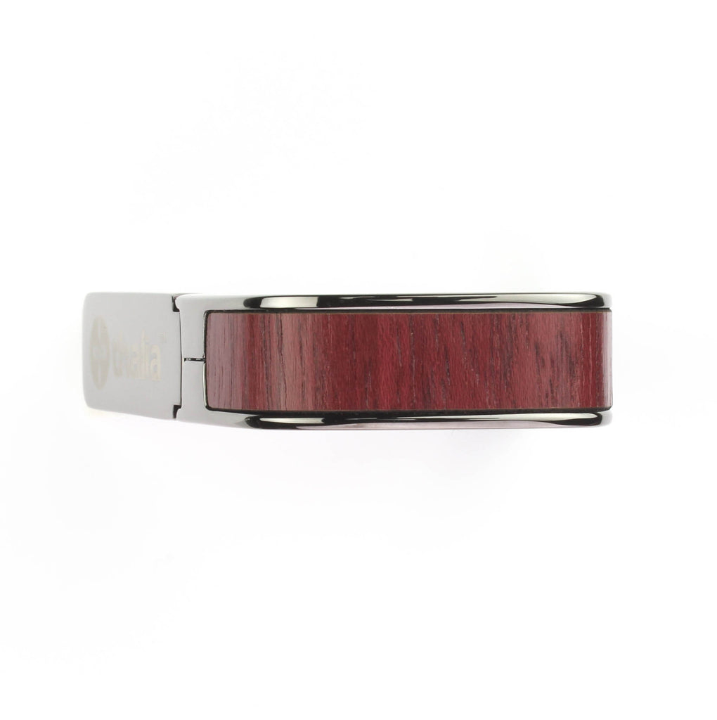 Black Chrome Finish with Purple Heart Inlay